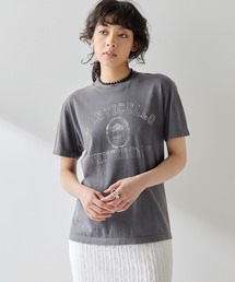 カスレプリントロゴTシャツ