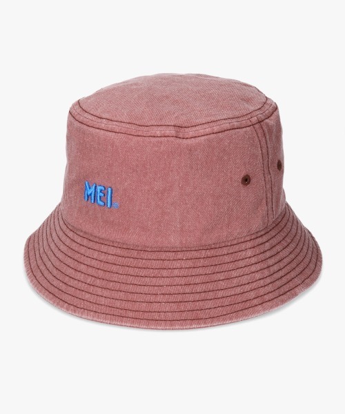 OVERRIDE（オーバーライド）の「MEI BUCKETHAT PIGMENT（ハット・メンズ・ブラック/ベージュ/オレンジ/イエロー/グリーン/レッド/パープル/ブルー/ライトブルー・58cm）」の8枚目の写真