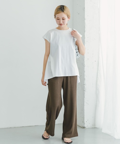 ITEMS URBANRESEARCH（アイテムズ アーバンリサーチ）の「カットヨウリュウイージーパンツ（その他パンツ・レディース・ブラック/イエロー/モカ・FREE）」の21枚目の写真