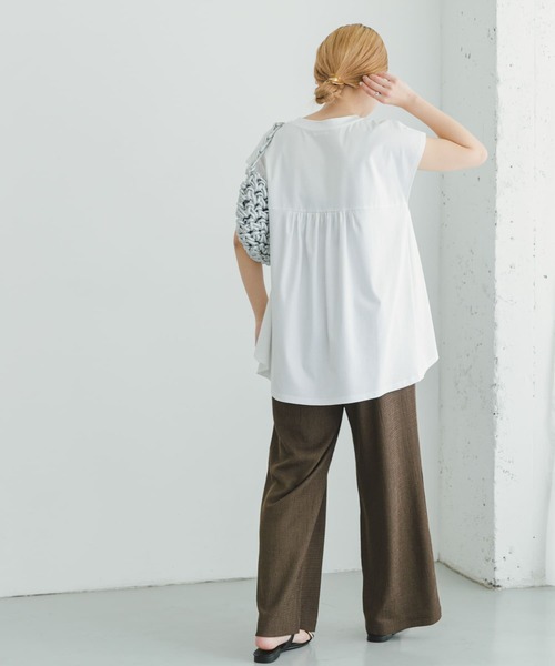 ITEMS URBANRESEARCH（アイテムズ アーバンリサーチ）の「カットヨウリュウイージーパンツ（その他パンツ・レディース・ブラック/イエロー/モカ・FREE）」の19枚目の写真