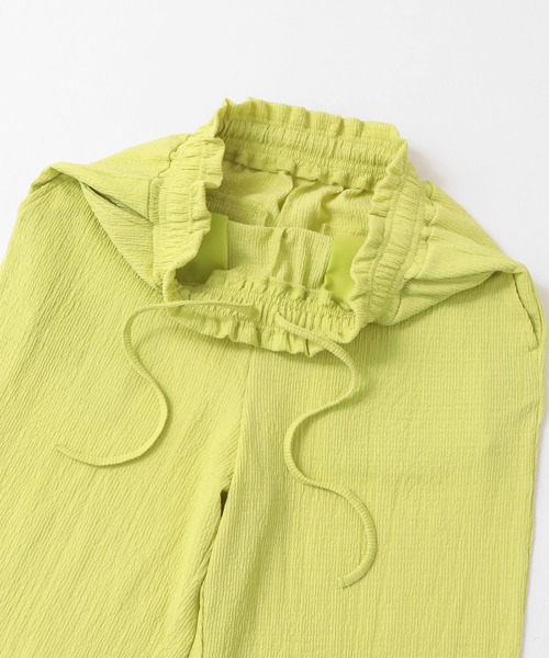 ITEMS URBANRESEARCH（アイテムズ アーバンリサーチ）の「カットヨウリュウイージーパンツ（その他パンツ・レディース・ブラック/イエロー/モカ・FREE）」の10枚目の写真