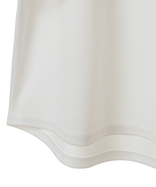 MELROSE claire(メルローズ クレール)の「チュールスリーブプルオーバー(Tシャツ/カットソー・レディース・オフホワイト/ライトグレー/チャコールグレー・FREE)」の15枚目の写真