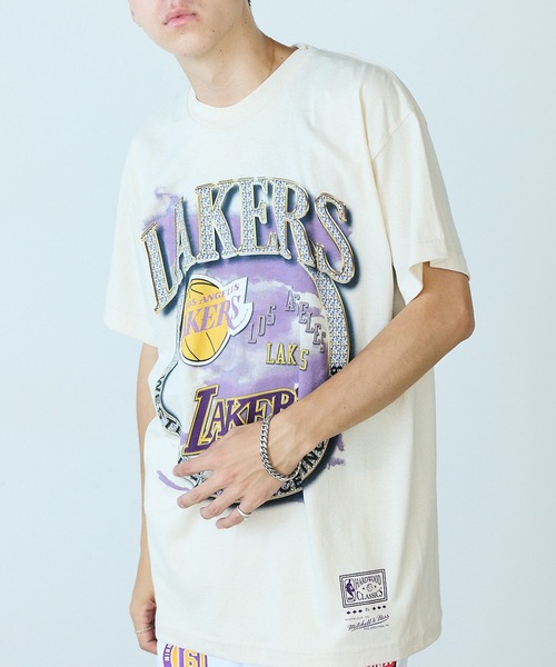 Mitchell &amp; Ness - NBAミッシェル＆ネス　レイカーズTシャツセット Mitchell&Ness/ミッチェル&ネス Logo Blast SS Tee 半袖Tシャツ