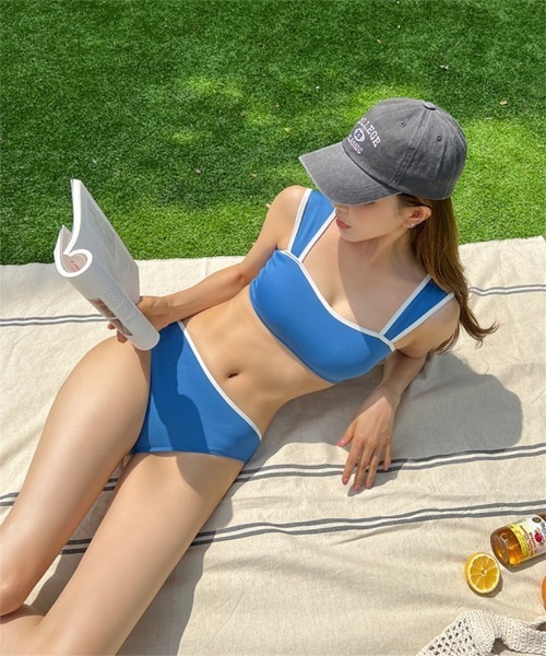 おしゃれスタ（オシャレスタ）の「バイカラーコントラストビキニ