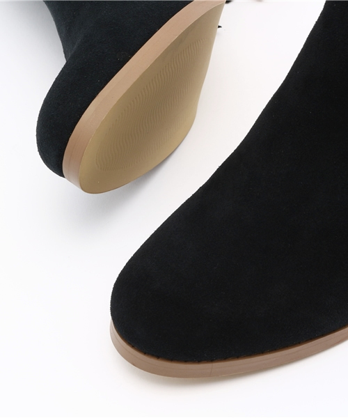 mio notis（ミオノティス）の「フリンジヒールブーツ（ブーツ・レディース・ベージュ/ブラック・37/38/39/36）」の6枚目の写真