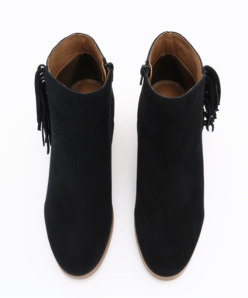 mio notis（ミオノティス）の「フリンジヒールブーツ（ブーツ・レディース・ベージュ/ブラック・37/38/39/36）」の10枚目の写真