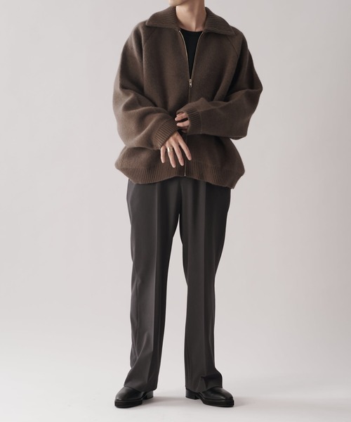 Lui's（ルイス）の「接結ニットブルゾン（ニット/セーター）」 - WEAR