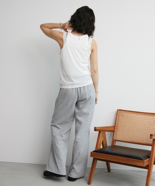 Aunt Marie's（アントマリーズ）の「2WAYチュールシアータンク（タンクトップ・レディース・ブラック/ライトブルー/ホワイト/ブラウン・FREE）」の13枚目の写真