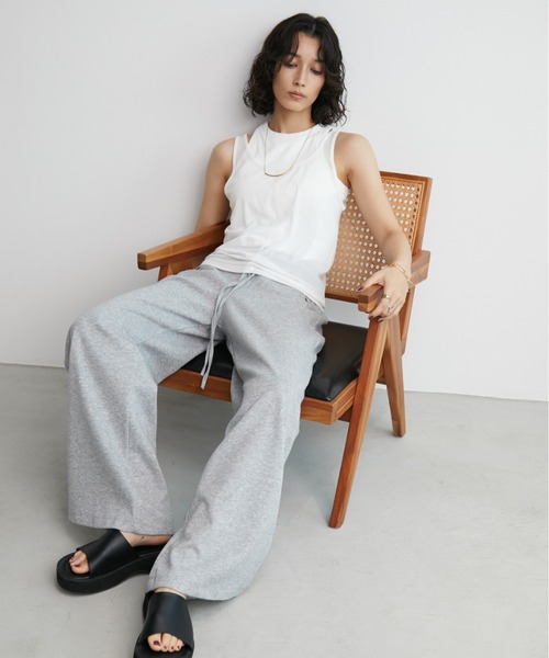 Aunt Marie's（アントマリーズ）の「2WAYチュールシアータンク（タンクトップ・レディース・ブラック/ライトブルー/ホワイト/ブラウン・FREE）」の11枚目の写真