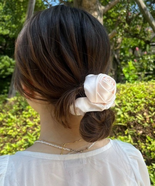 ローズシュシュ（シュシュ）｜flower（フラワー）のファッション
