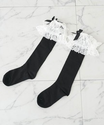 Diable baiser（ディアブルベーゼ）の「フリフリレースリボンハイソックス（ソックス/靴下）」