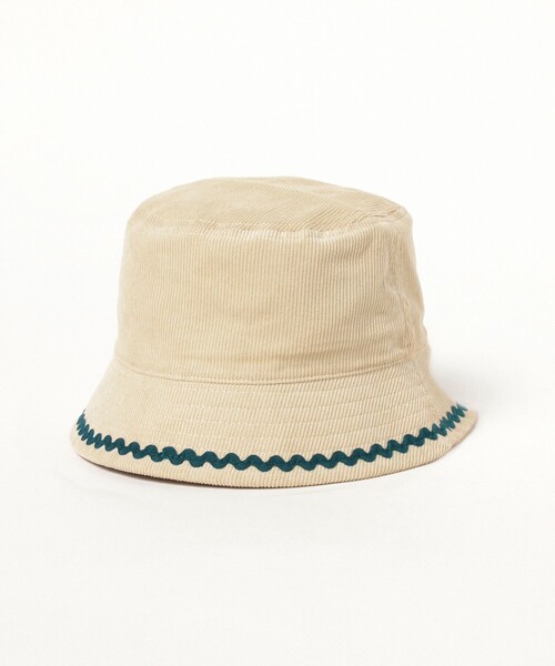 B:MING by BEAMS（ビーミングバイビームス）の「コーデュロイ テープ ハット（ハット・キッズ・ホワイト系その他5/レッド系その他5/オリーブ・ONE SIZE）」の12枚目の写真