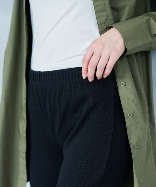 Arnold Palmer(アーノルドパーマー)の「リブレギンス パンツ(レギンス/スパッツ・レディース・ブラック/杢グレー・L/S/M)」の16枚目の写真