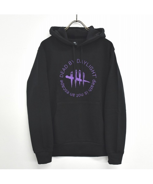 RUGGEDWORKS(ラゲッドワークス)の「DEAD BY DAYLIGHT 【デッドバイデイライト】 CIRCLE LOGO プルパーカー ブラック(パーカー・メンズ・スミクロ/ブラック・LL/L/M/S)」の1枚目の写真