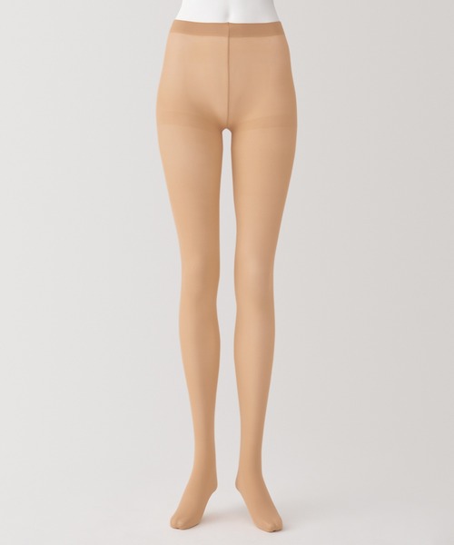無印良品（ムジルシリョウヒン）の「婦人　サポート・８０デニール　タイツ（タイツ/ストッキング・レディース・ベージュ系/ブラウン系/ダークグレー/ブラック・XL/L/M/S）」の7枚目の写真