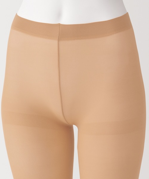 無印良品（ムジルシリョウヒン）の「婦人　サポート・８０デニール　タイツ（タイツ/ストッキング・レディース・ベージュ系/ブラウン系/ダークグレー/ブラック・XL/L/M/S）」の9枚目の写真