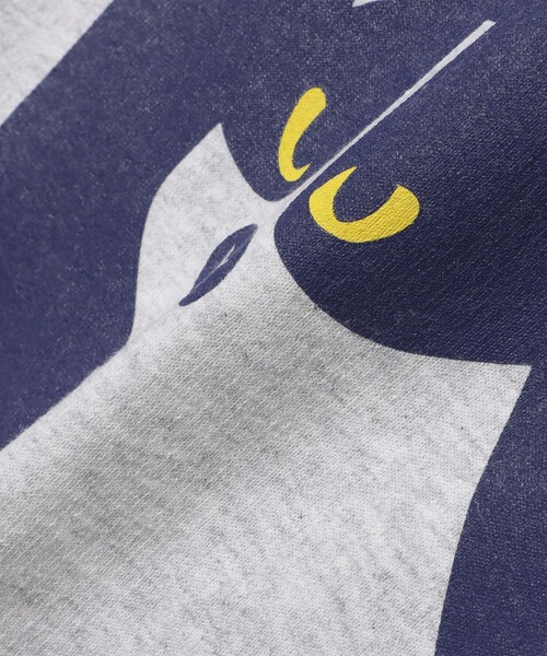 BEAMS T（ビームスティー）の「BEAMS T / EYE TO EYE CREW SWEAT（スウェット・メンズ・ライトグレー/ダークブラウン・S/M/L/XL）」の11枚目の写真