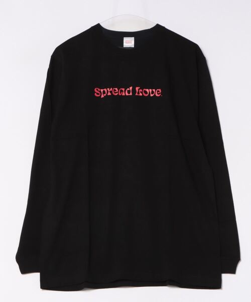 sunny branch(サニーブランチ)の「★Spread Love★ オリジナルプリント L/S T(Tシャツ/カットソー・レディース・ブラック/ホワイト・LARGE/MEDIUM)」の2枚目の写真