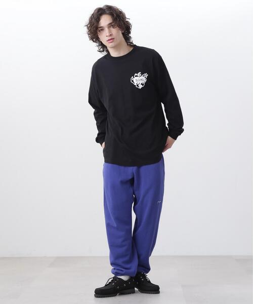 MANASTASH(マナスタッシュ)の「MANASTASH/マナスタッシュ/RE:CTN L/S TEE BANDANA(Tシャツ/カットソー・メンズ・ホワイト/ピンク/ブラック・S/XL/L/M)」の13枚目の写真