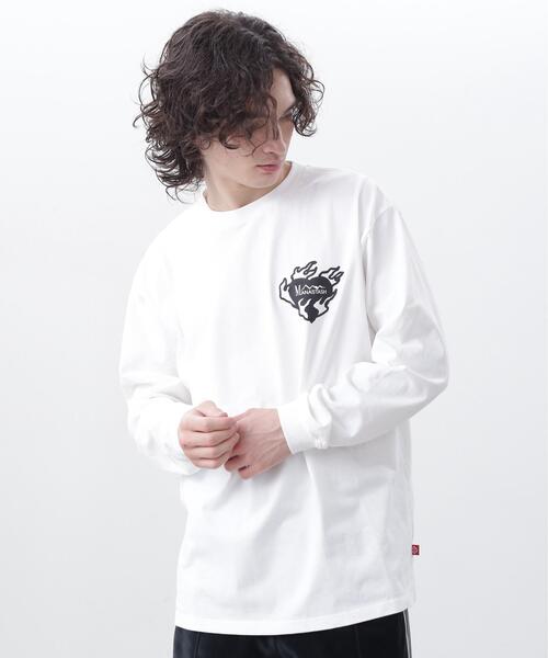 MANASTASH(マナスタッシュ)の「MANASTASH/マナスタッシュ/RE:CTN L/S TEE BANDANA(Tシャツ/カットソー・メンズ・ホワイト/ピンク/ブラック・S/XL/L/M)」の16枚目の写真