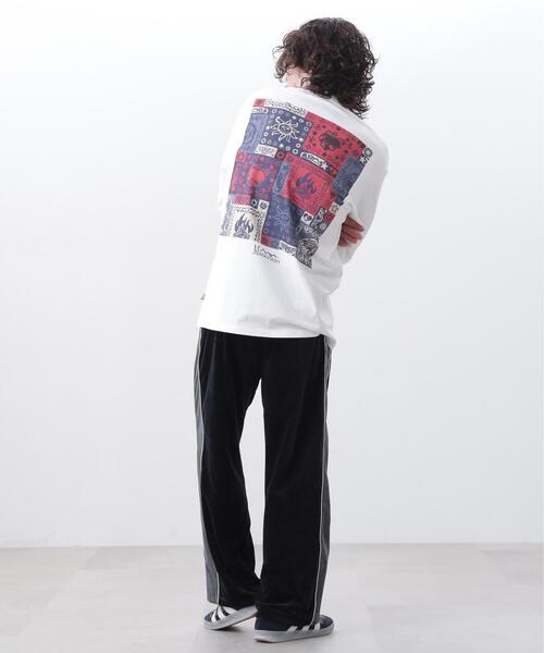 MANASTASH(マナスタッシュ)の「MANASTASH/マナスタッシュ/RE:CTN L/S TEE BANDANA(Tシャツ/カットソー・メンズ・ホワイト/ピンク/ブラック・S/XL/L/M)」の17枚目の写真