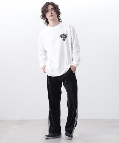 MANASTASH(マナスタッシュ)の「MANASTASH/マナスタッシュ/RE:CTN L/S TEE BANDANA(Tシャツ/カットソー・メンズ・ホワイト/ピンク/ブラック・S/XL/L/M)」の18枚目の写真