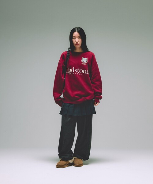 FREAK'S STORE(フリークスストア)の「NAUTICA/ノーティカ プリーツチェックカットオフスカート/チェックミニスカート(スカート・レディース・ベージュ/ネイビー・フリ-)」の11枚目の写真