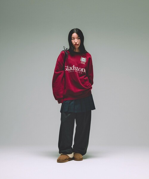 FREAK'S STORE(フリークスストア)の「NAUTICA/ノーティカ プリーツチェックカットオフスカート/チェックミニスカート(スカート・レディース・ベージュ/ネイビー・フリ-)」の14枚目の写真