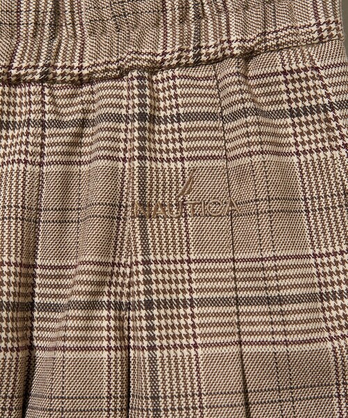 FREAK'S STORE(フリークスストア)の「NAUTICA/ノーティカ プリーツチェックカットオフスカート/チェックミニスカート(スカート・レディース・ベージュ/ネイビー・フリ-)」の19枚目の写真