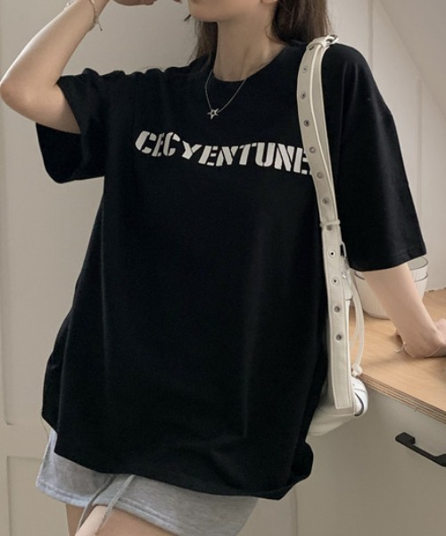 Vipoa(ヴィポア)の「カジュアルプリントTシャツ(Tシャツ/カットソー・レディース・ホワイト/グレー/ブラック・FREE)」の20枚目の写真