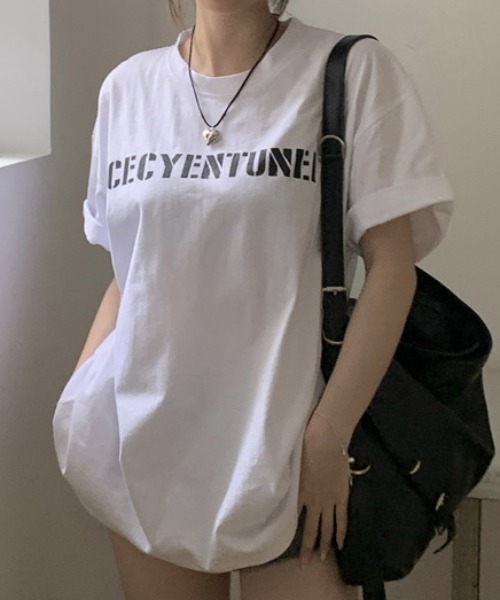 Vipoa(ヴィポア)の「カジュアルプリントTシャツ(Tシャツ/カットソー・レディース・ホワイト/グレー/ブラック・FREE)」の16枚目の写真