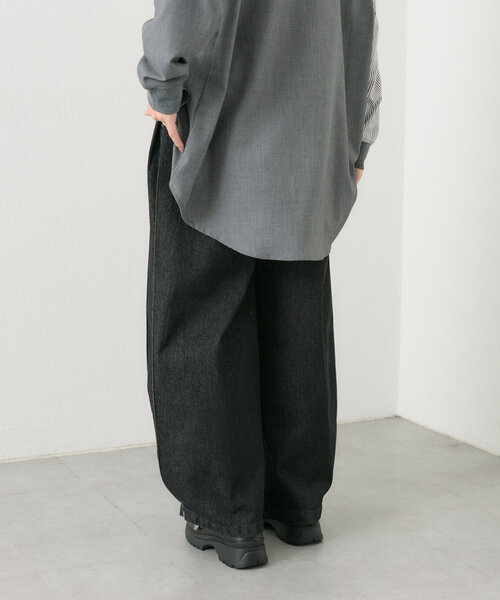 ear papillonnerSUM1STYLEスミ スタイルニットコンビシャツ ear PAPILLONNER（イアパピヨネ）の「【SUM1 STYLE（スミ スタイル