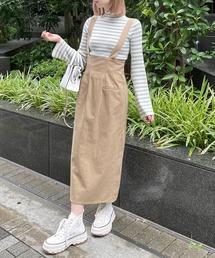 clear | サスペンダー付きタイトスカート [大人カジュアル]≪2024AW新作≫(スカート)