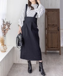 clear | サスペンダー付きタイトスカート [大人カジュアル]≪2024AW新作≫(スカート)