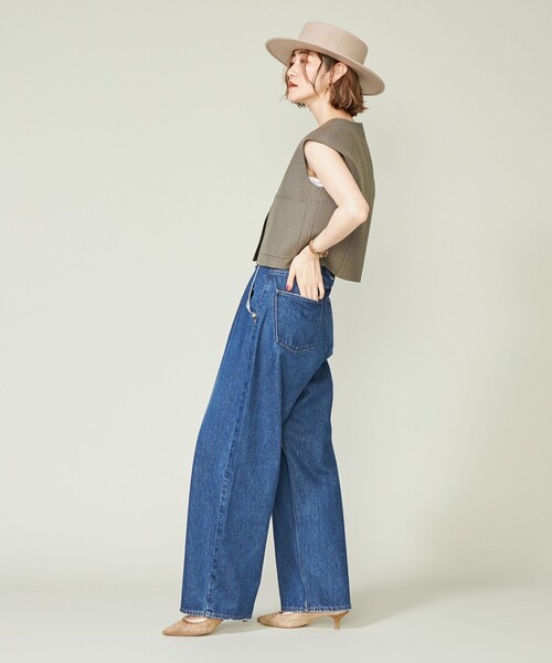 conte コンテ ミラノリブベスト conte（コンテ）の「＜conte＞リバー ベスト（ベスト）」 - WEAR