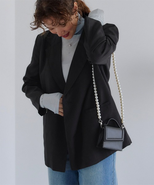 ツイルビッグテーラードジャケット（テーラードジャケット