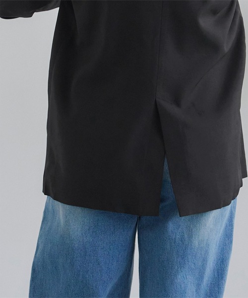 titivate（ティティベイト）の「ツイルビッグテーラードジャケット（テーラードジャケット・レディース・グレイッシュベージュ/ブラック/グレー・FREE）」の22枚目の写真