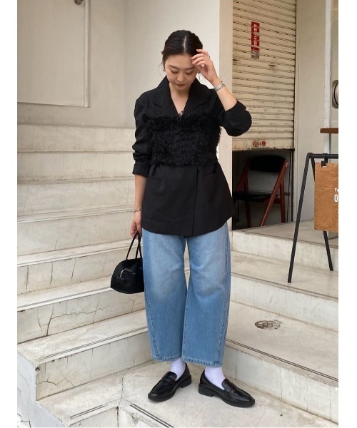 セール】ツイルビッグテーラードジャケット（テーラードジャケット