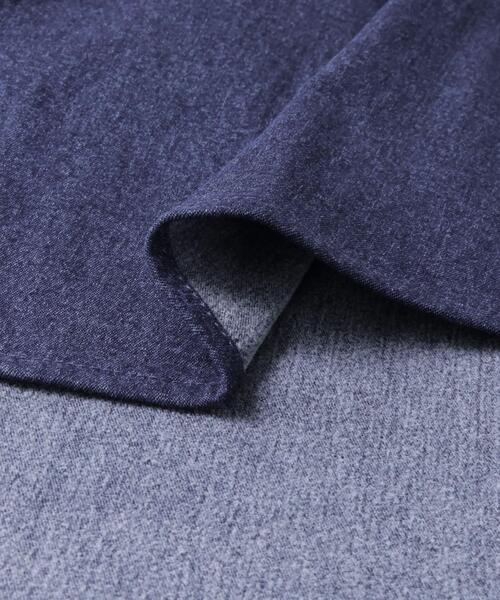 ITEMS URBANRESEARCH（アイテムズ アーバンリサーチ）の「裏起毛デニム レギュラーカラーシャツ（シャツ/ブラウス・メンズ・ブルー/ブラック・MEDIUM/LARGE）」の13枚目の写真