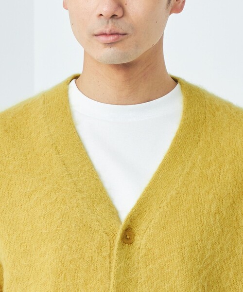 STONE ウールジャケット アルパカ混 Lサイズ　イエロー green label relaxing（グリーンレーベルリラクシング）の「アルパカ