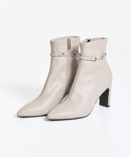 NOELA(ノエラ)の「2WAYベルトショートブーツ(ブーツ・レディース・ブラック/ブラウン/ベージュ・S/M/L)」の3枚目の写真