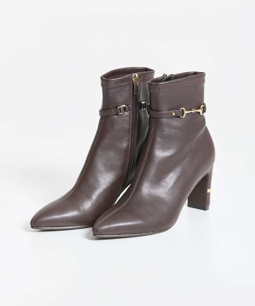 NOELA(ノエラ)の「2WAYベルトショートブーツ(ブーツ・レディース・ブラック/ブラウン/ベージュ・S/M/L)」の2枚目の写真