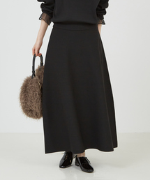 abahouse mavie | 【セットアップ対応】ニットフレアースカート/秋服/セミオケ(スカート)