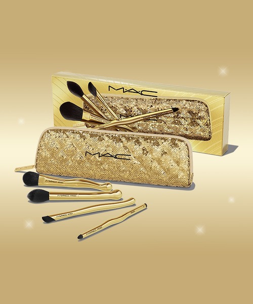 M・A・C（マック）の「【M･A･C/マック】ゴールデン タッチ ミニ ブラシ キット（コスメキット/ギフトセット・レディース・その他・FREE）」の1枚目の写真