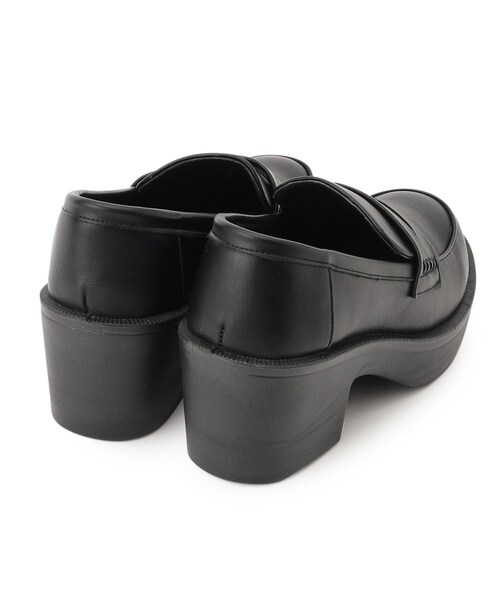 cs T&P(シーエスティーアンドピー)の「厚底ローファーパンプス(パンプス・レディース・ブラック/ブラック系1・S/M/L/LL)」の7枚目の写真
