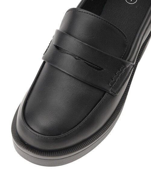 cs T&P(シーエスティーアンドピー)の「厚底ローファーパンプス(パンプス・レディース・ブラック/ブラック系1・S/M/L/LL)」の10枚目の写真