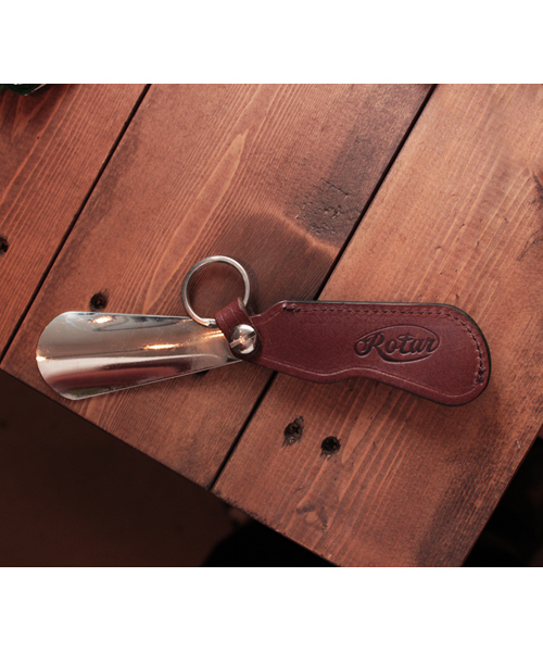 ROTAR（ローター）の「Buttero Leather Shoe horn / シューホーン / ブッテーロレザー（キーホルダー・メンズ・グリーン/ブルー/ブラック/チョコ・FREE）」の5枚目の写真