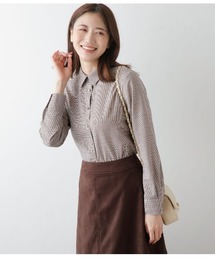 NEWYORKER（ニューヨーカー）の「ライトデシン 長袖ボウタイブラウス