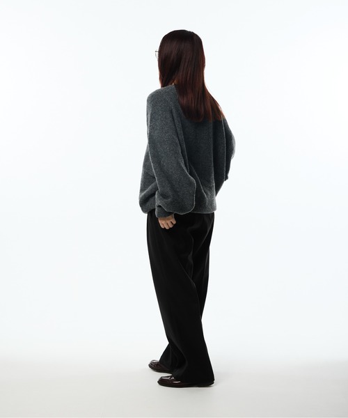 THE BOLDMAN（ザ ボールドマン）の「2tuck Peachskin Slacks / ツータックピーチスキンスラックス（スラックス・メンズ・ブラック/グレー・LARGE/MEDIUM）」の4枚目の写真