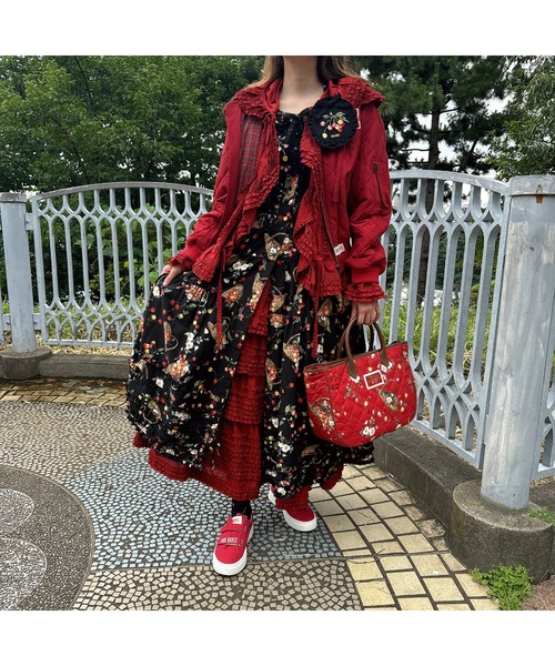 PINK HOUSE（ピンクハウス）の「フード付きローンオーバー